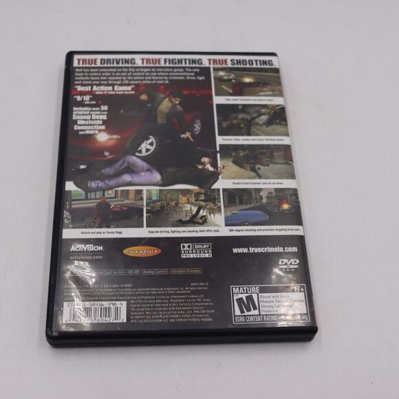 PS2 True Crime Streets of LA Playstation Retro Action Adventure Game - Picture 6 of 6